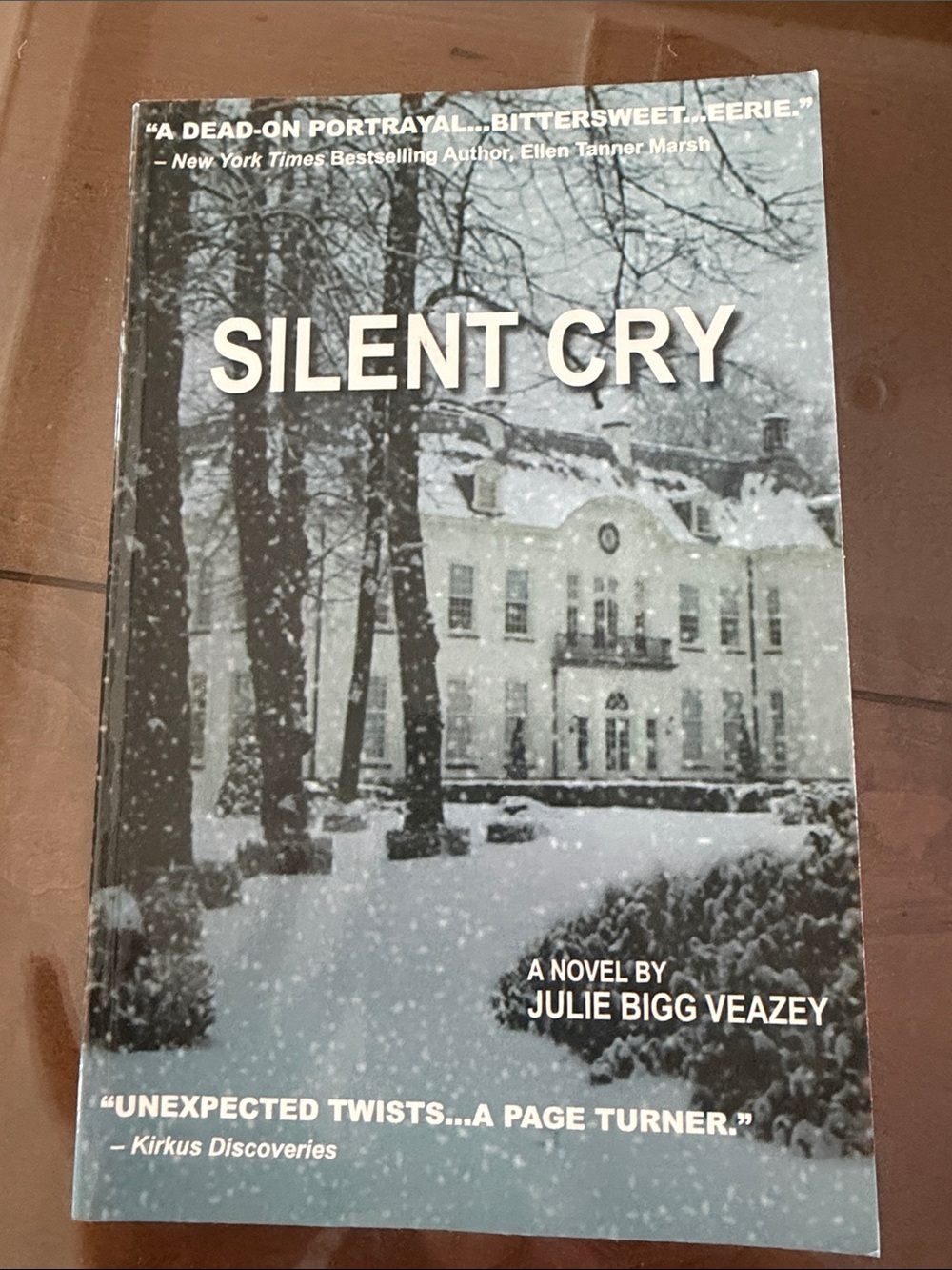 Silent Cry by Julie Bigg Veazey - Gray/White Cover Hardcover-Style Book